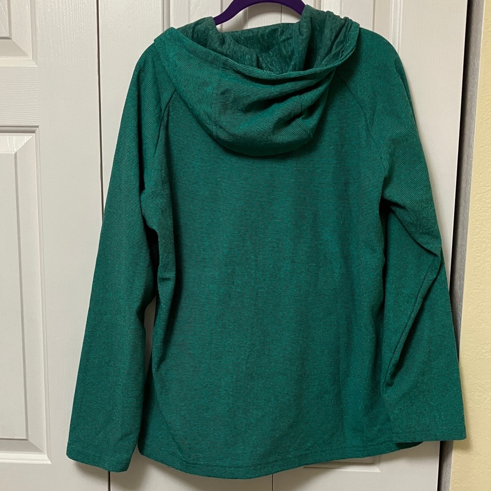 Kiwi Teal Zip-Up Utility Jacket - Picture 3 of 6